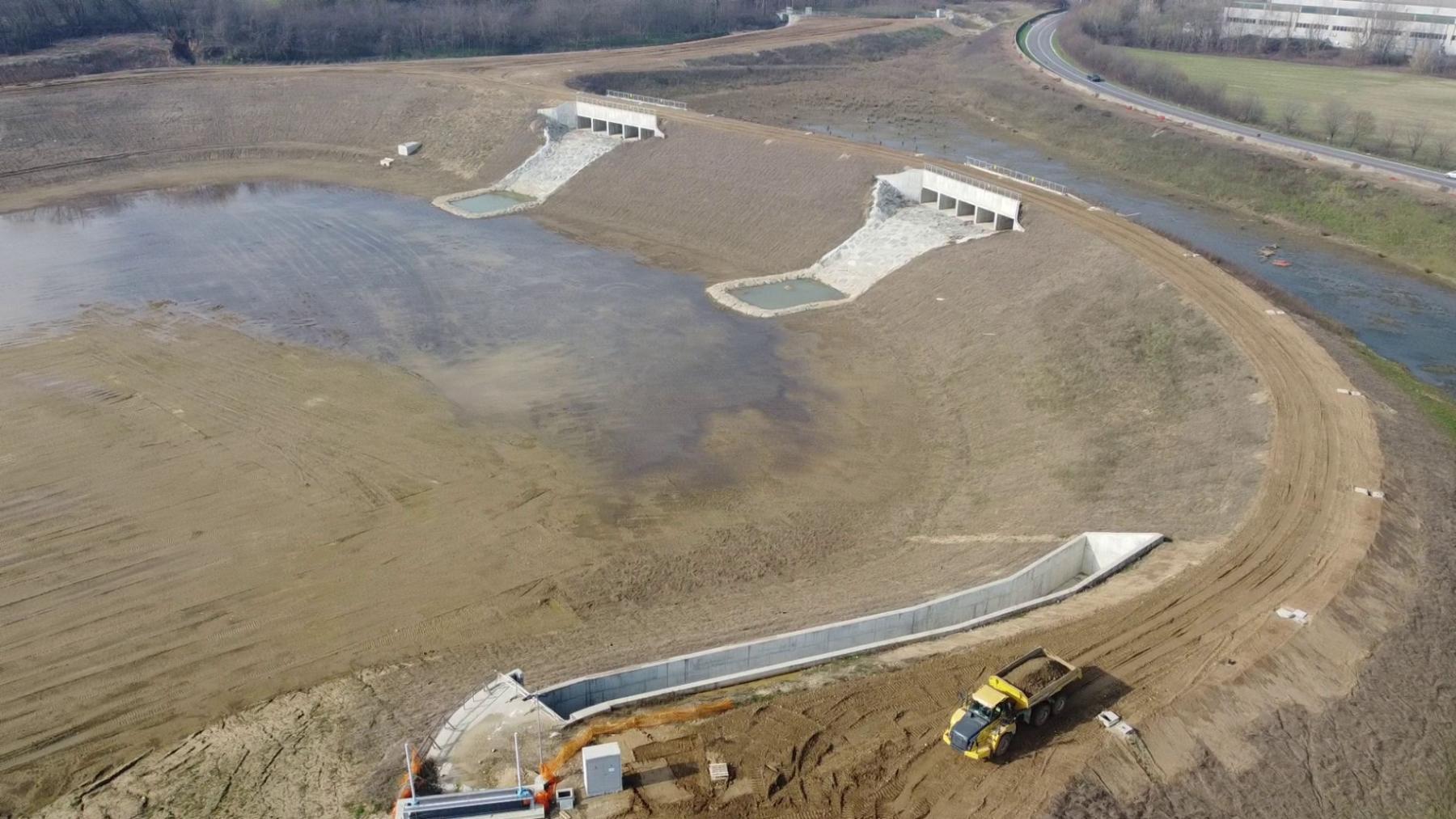 Inaugurazione della vasca di laminazione sul fiume Seveso in comune di Senago (MI)